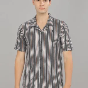 PR3 Shirts 004 – Popcorn Stripes || Half Sleeve Shirt