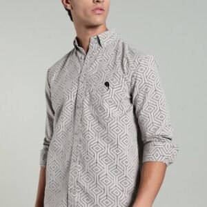 LF 002 || Grey Print|| Full Sleeve Shirt