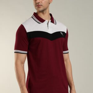PR44 || Maroon|| 100% Cotton T-Shirt