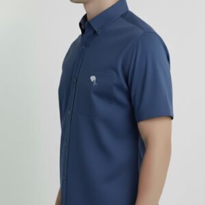 LS 003||AIRFORCE BLUE|| Half Sleeve Shirt