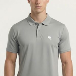 PR3 SS 007-B||LITE GREY || 100% Cotton Polo T-Shirt