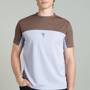 RHSO2||Light Grey|| Round Neck Half Sleeve-CS