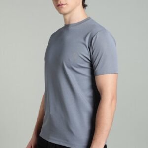 RHSO2||Grey|| Round Neck Half Sleeve-CS