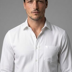 LS 004 || WHITE|| Full Sleeve Shirt