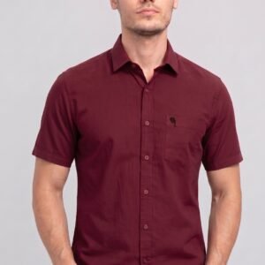 LS 005 || WINE|| Half Sleeve Shirt